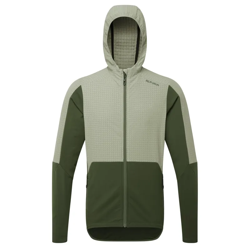 Altura Esker Cave Trail Men's Cycling Hoodie - Stone/Olive