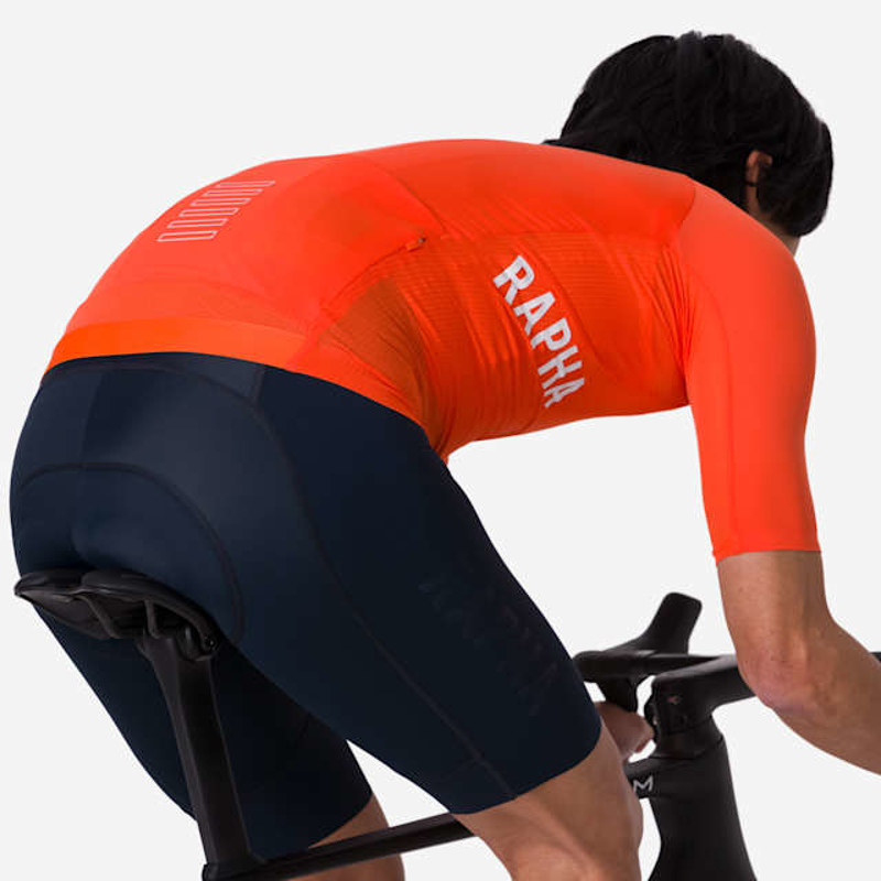Rapha Pro Team Men's Lightweight Short Sleeve Jersey - Nasturtium-4