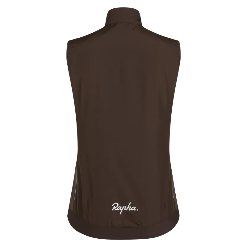 Rapha Core Women's Cycling Gilet - Deep Coffee/White-3