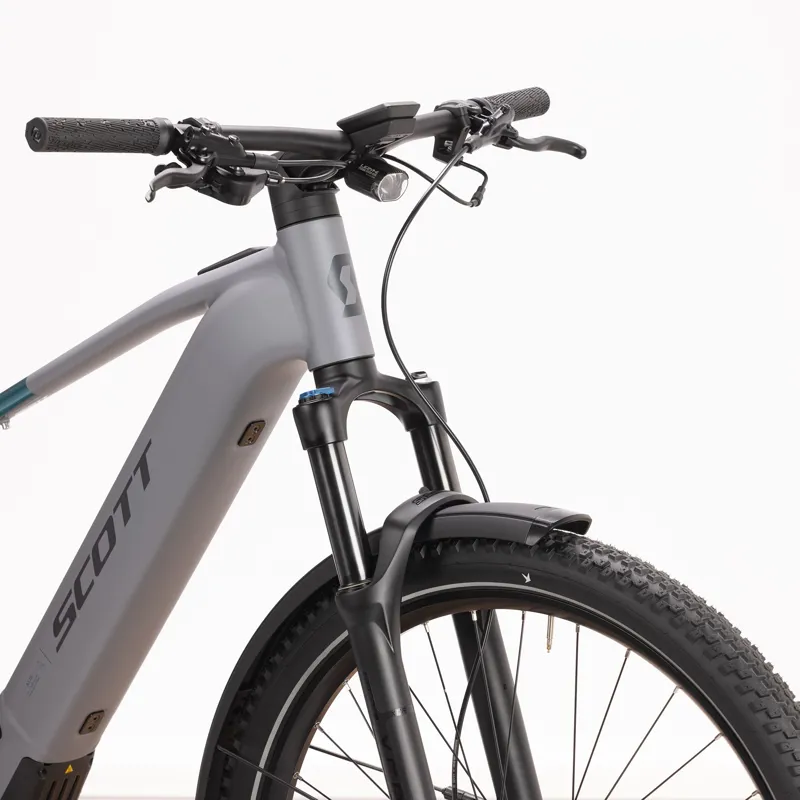 Scott Axis eRide 10 2025 Electric Hybrid Bike - Bird Grey-4