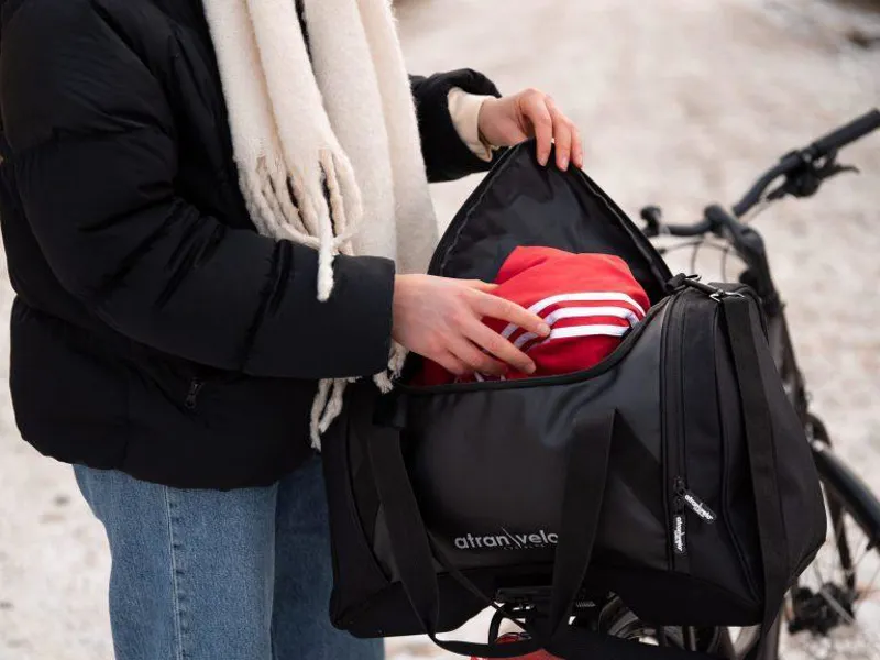 Atranvelo AVS Pulse Duffle/Rack Bag - 36 Litres - Black-4