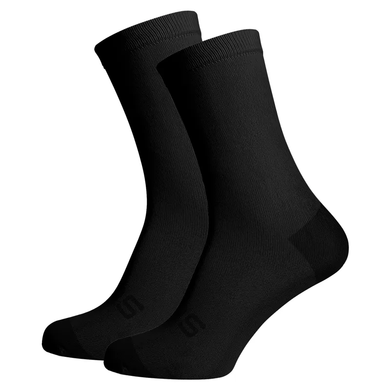 Sox Footwear Solid Premium Crew Socks - Black