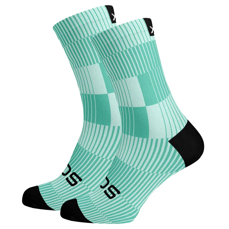 Sox Footwear Slight Minimalist Premium Crew Socks - Turquise