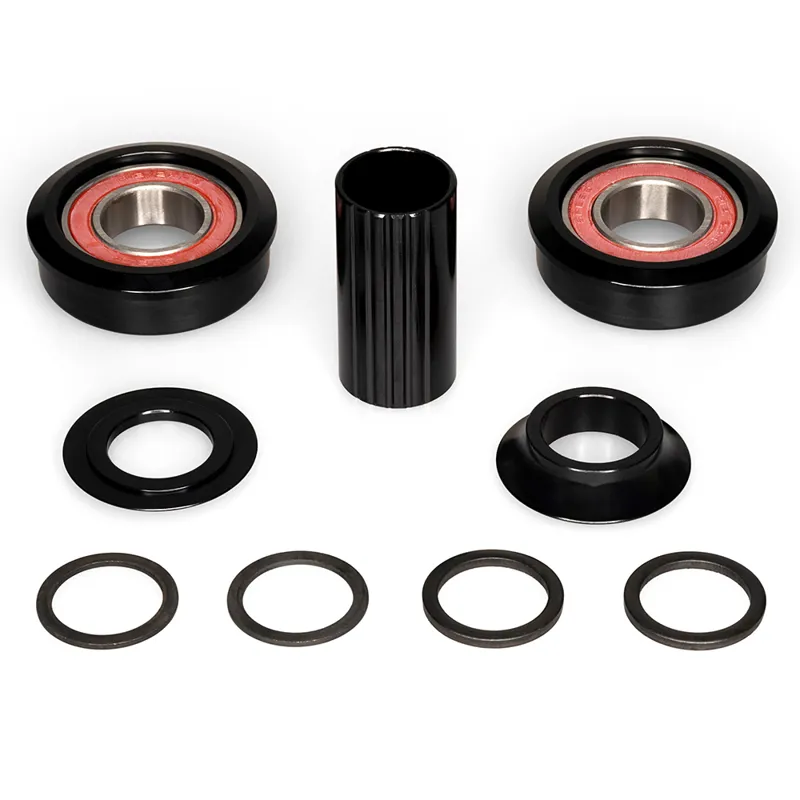 ID US 22 BMX BB Set - Black - US shell x 22mm axle