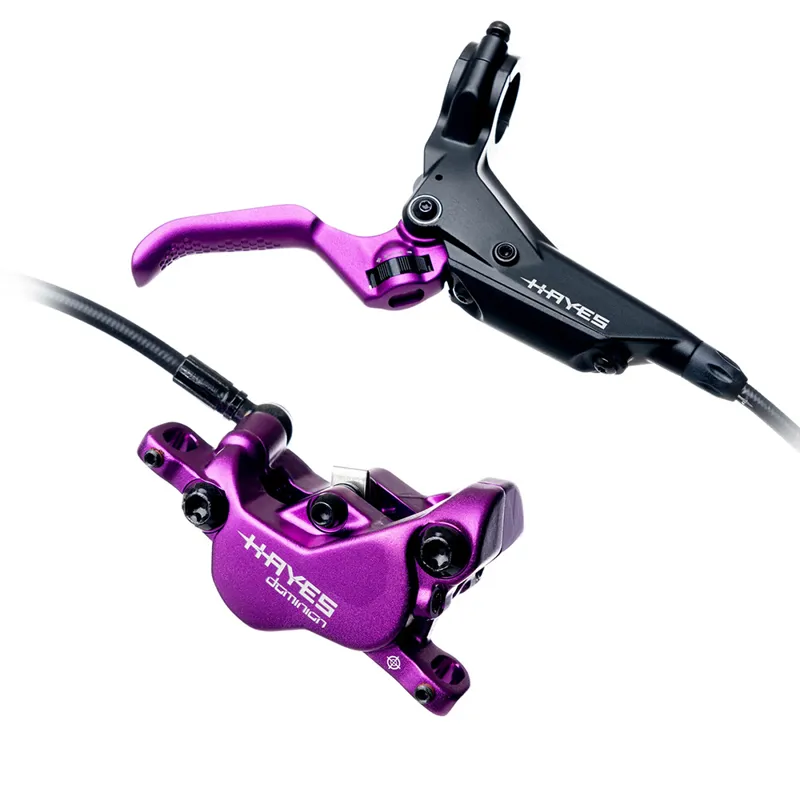 Hayes Dominion A4 Regular Reach Lever Rear Disc Brake - Purple/Black