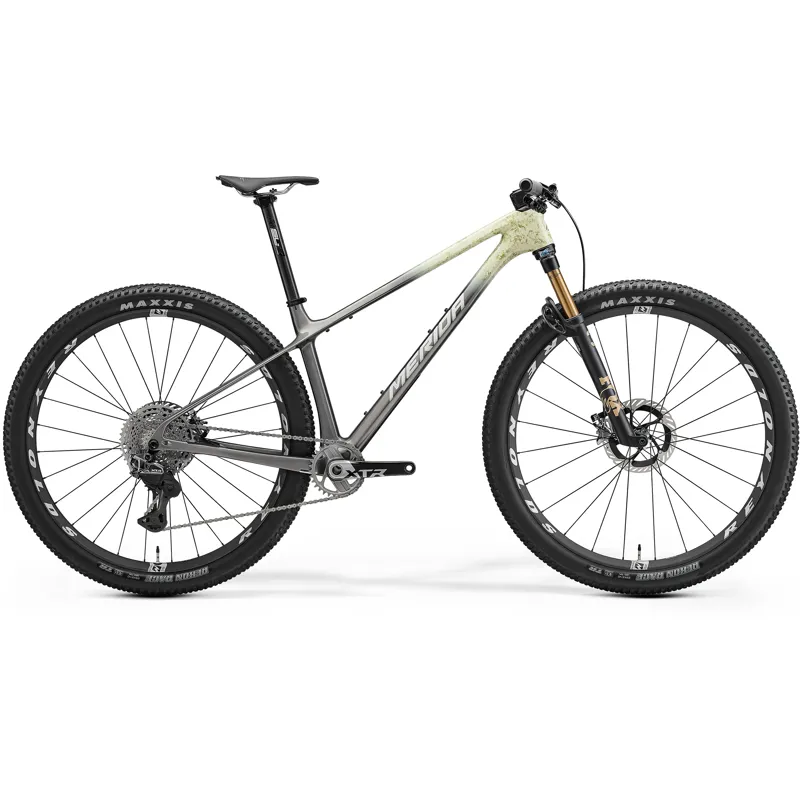 Merida Big Nine 10K 29er 2027 Carbon Hardtail Mountain Bike - Green Nebula/Grey