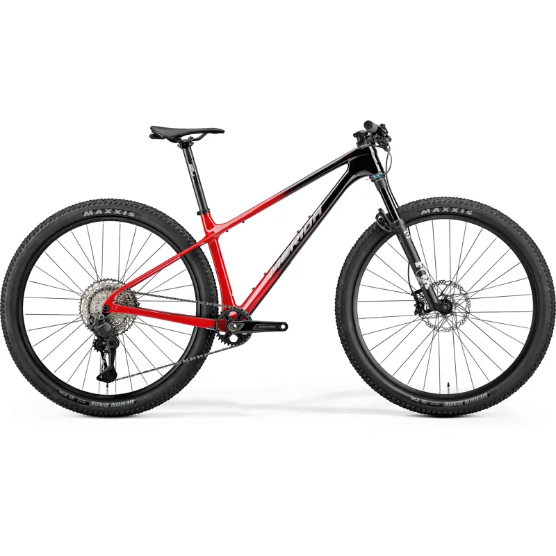 Merida Big Nine 7000 29er 2026 Hardtail Mountain Bike Black/Red