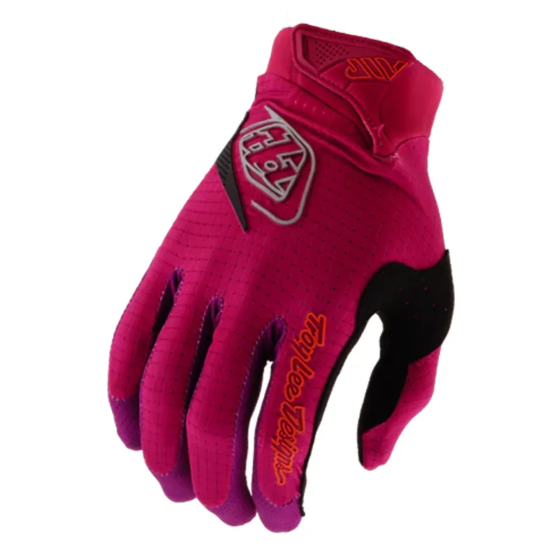 Troy Lee Designs Youth Air Long Finger Gloves - Mono Light Fuchsia