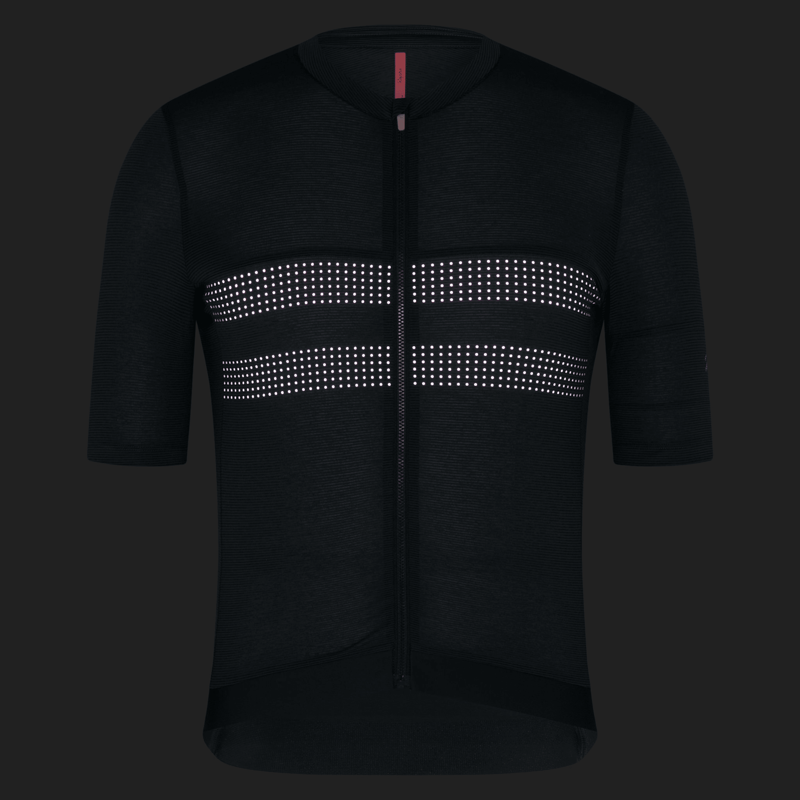 Rapha Brevet Men's Lightweight Short Sleeve Jersey III - Dark Forest/Chartreuse-1