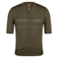Rapha Brevet Men's Lightweight Short Sleeve Jersey III - Dark Olive/Balsam Green