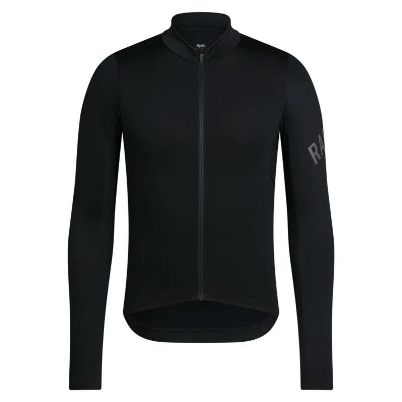 Rapha Pro Team Men's Long Sleeve Midweight Jersey - Black/White
