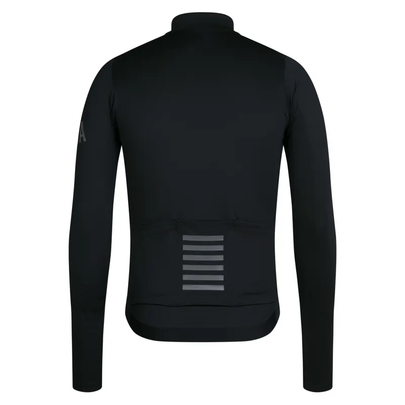 Rapha Pro Team Men's Long Sleeve Midweight Jersey - Black/White-3