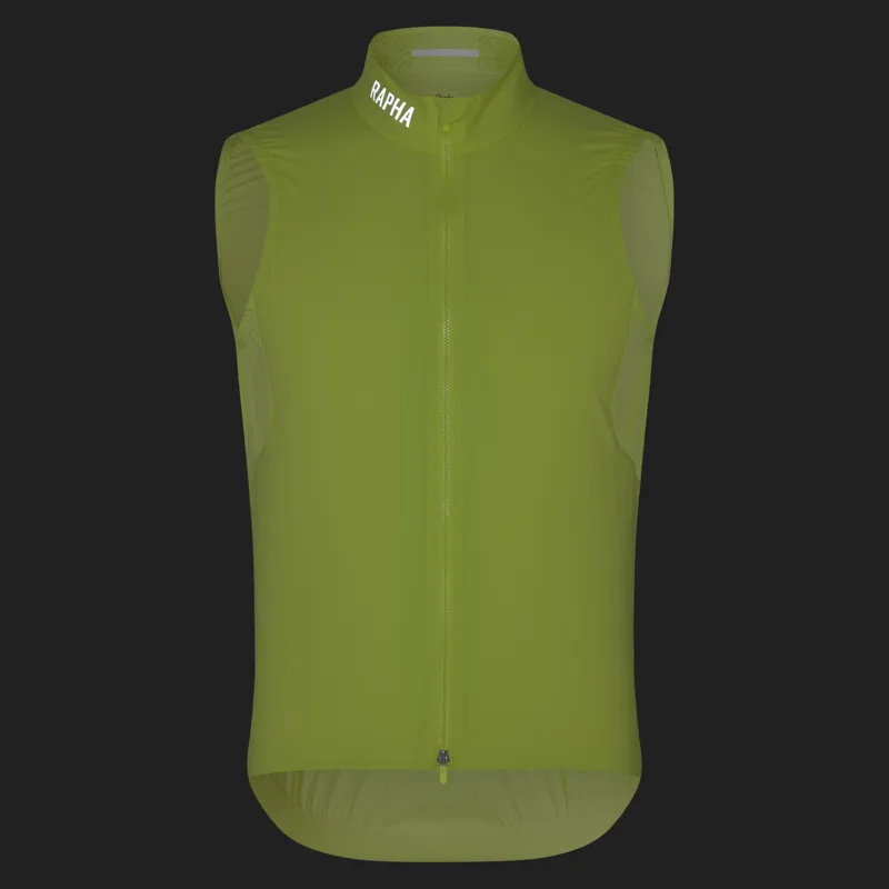 Rapha Pro Team Men's Insulated Gilet - Lime Green/White-1