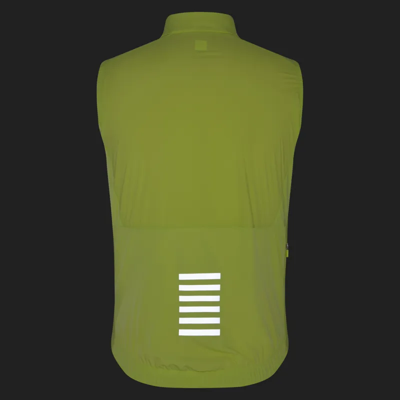 Rapha Pro Team Men's Insulated Gilet - Lime Green/White-3