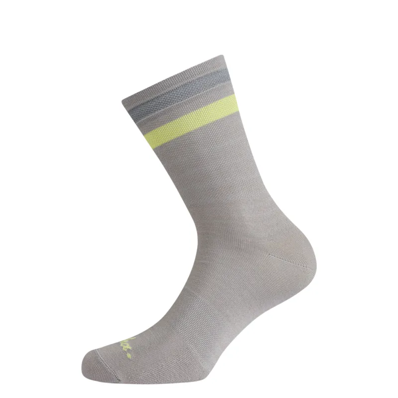 Rapha Reflective Brevet Socks - Regular - Rock Ridge/Wild Lime-1