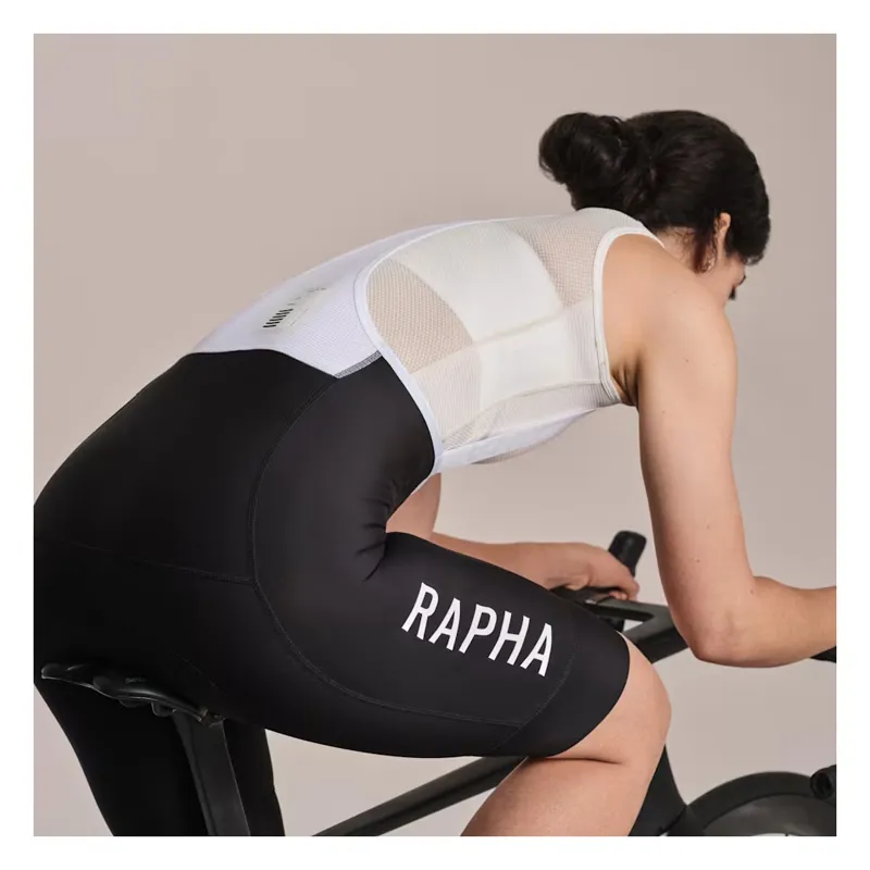 Rapha Women's Pro Team Training Bib Shorts II - Regular - Black/White-5