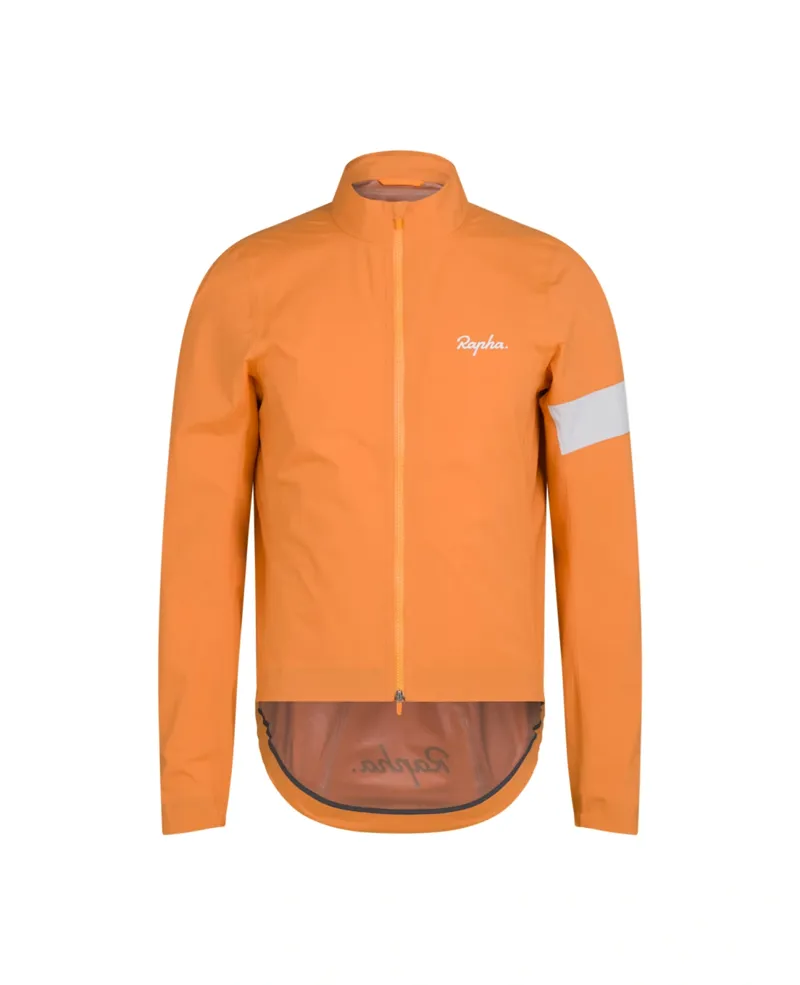 Rapha Core Men's Waterproof Rain Jacket III - Orange/White