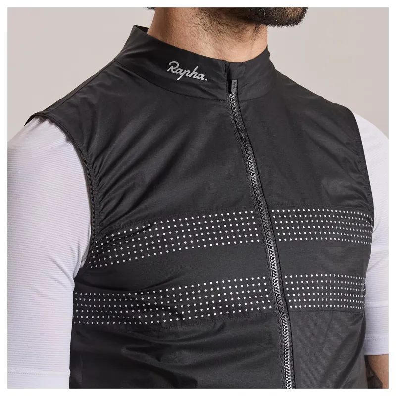 Rapha Men's Brevet Wind Gilet III - Black/Black-4