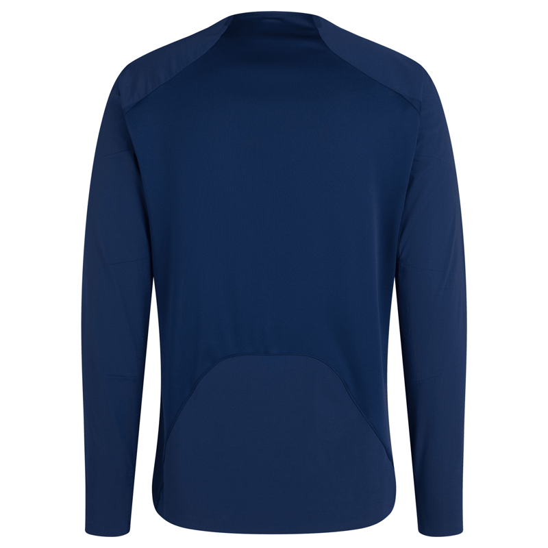 Rapha Trail Finale Windblock Men's Long Sleeve Jersey - Marine Blue/Black-1