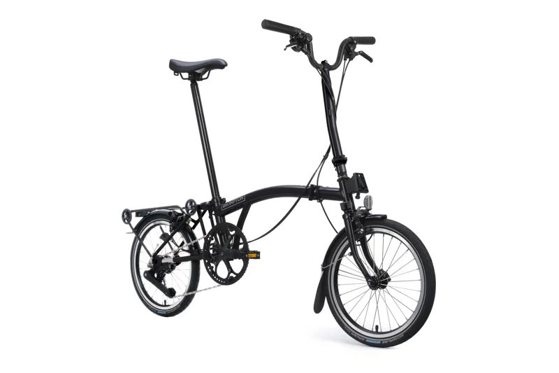 Brompton C Line 12-speed SuperRoll+ High Bar 2027 Folding Bike - Matt Black-1