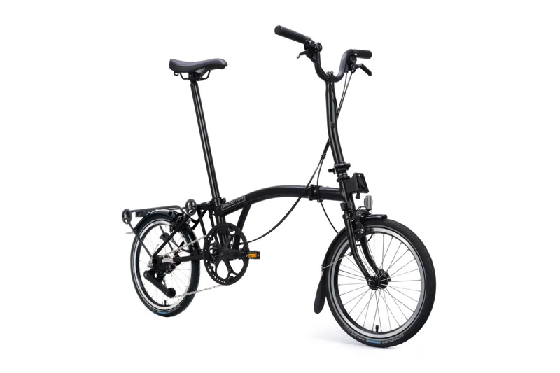 Brompton C Line 4-speed SuperRoll+ Mid Bar 2027 Folding Bike - Matt Black-1