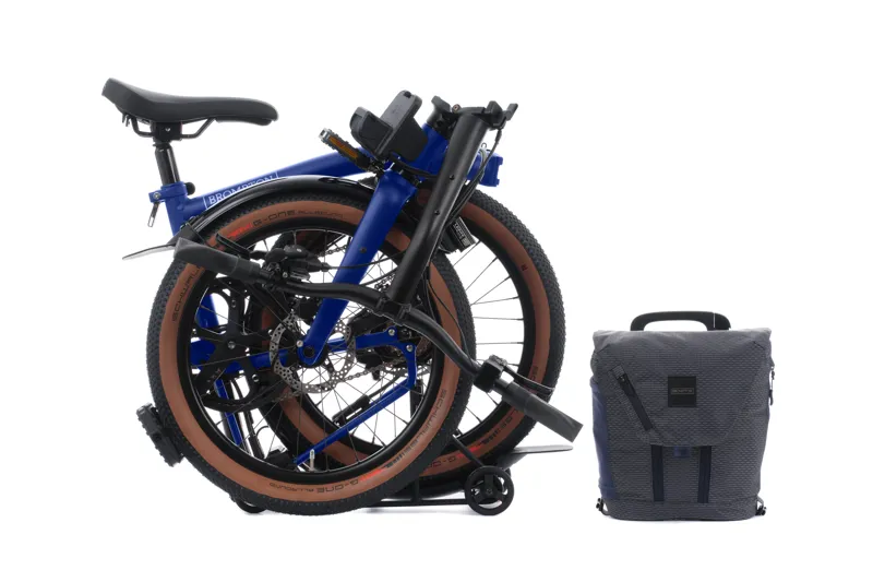 Brompton G Line 4 Speed SuperRoll+ 2027 Electric Folding Bike - Brompton Blue-4