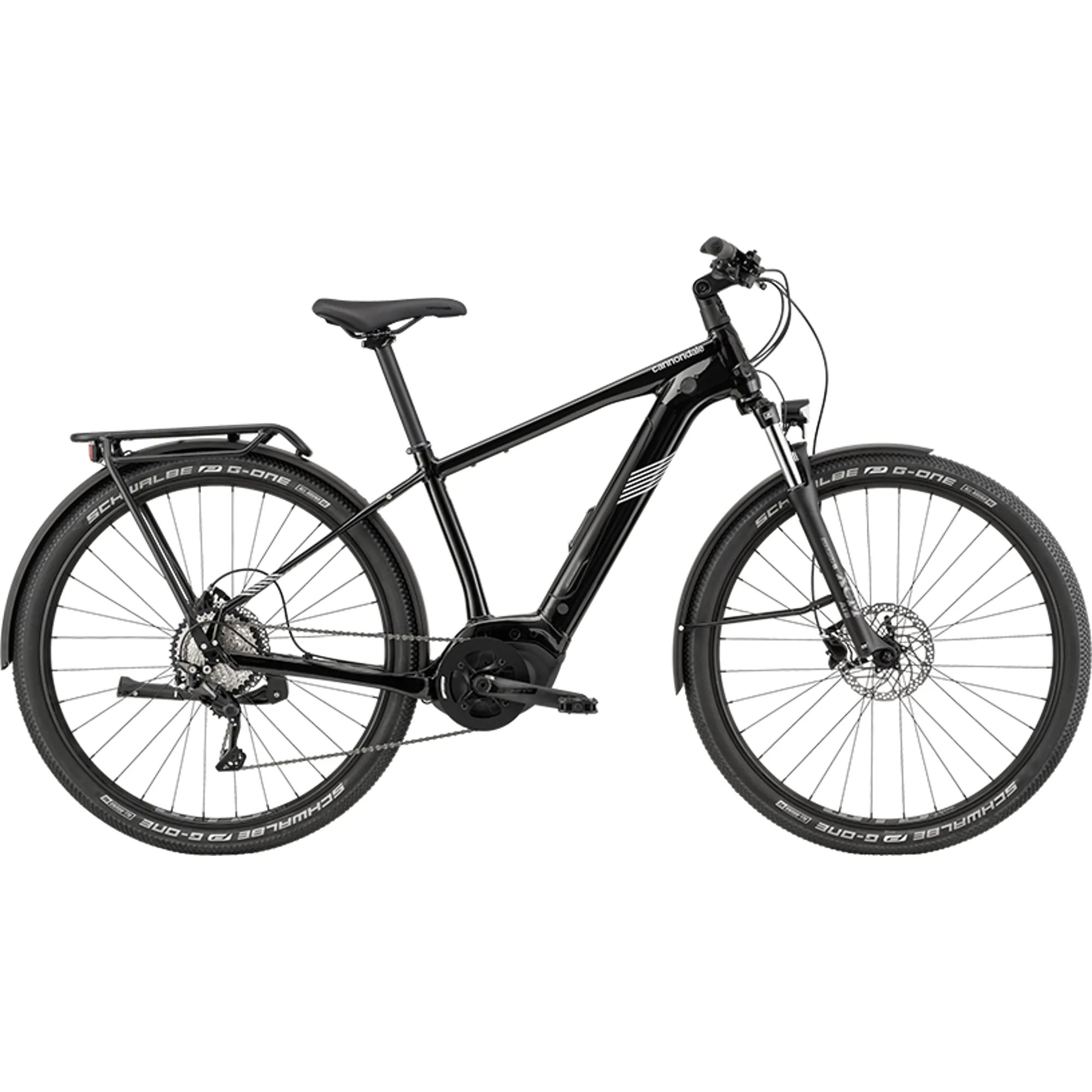 Cannondale Tesoro Neo X Electric Hybrid Bike Black Pearl