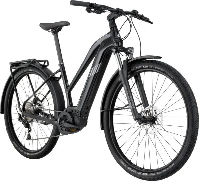 Cannondale Tesoro Neo X 3 Remixte Electric Hybrid Bike - Graphite-1