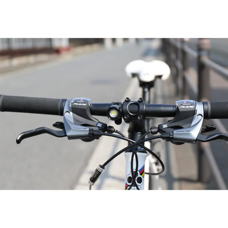 Cateye Orb II USB Rechargable Front Light - Polished Black-2