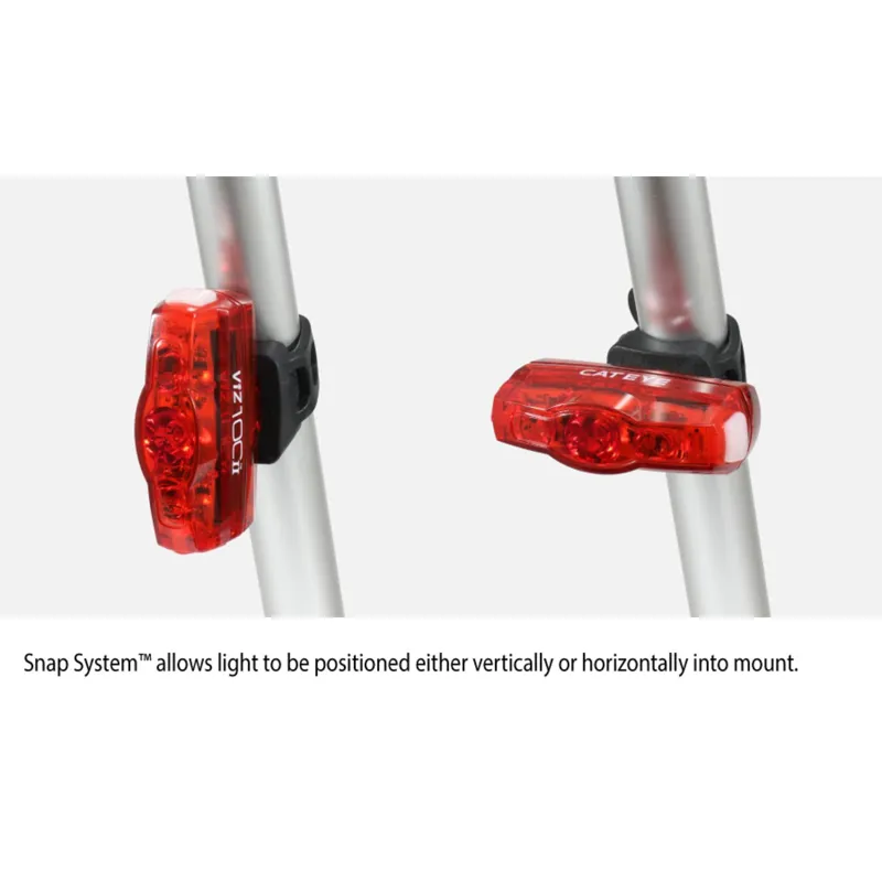 Cateye AMPP 200 II + Viz 100 II USB C Bike Light Set-5