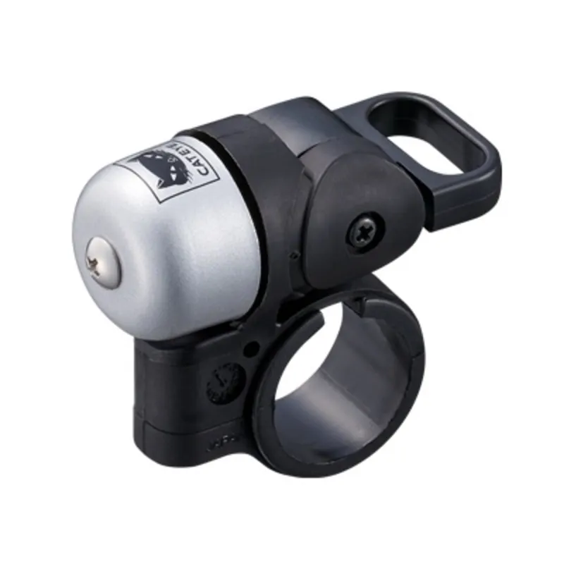 Cateye Nido Flextight Solid Brass Bell - Silver