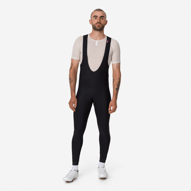 Rapha Classic Winter Men's Bib Tights with Pad - Black/Black-5