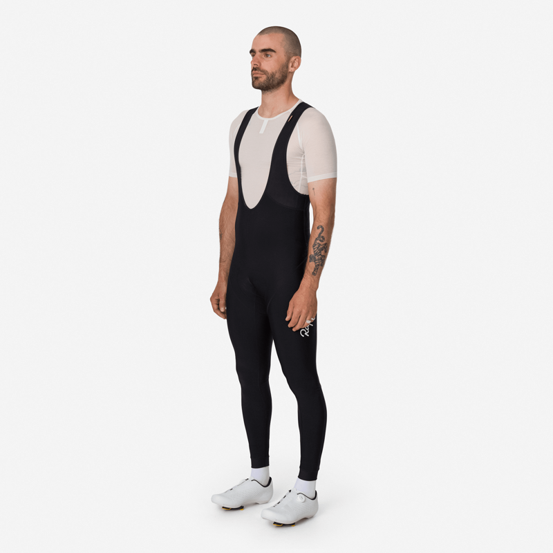 Rapha Classic Winter Men's Bib Tights with Pad - Black/Black-6