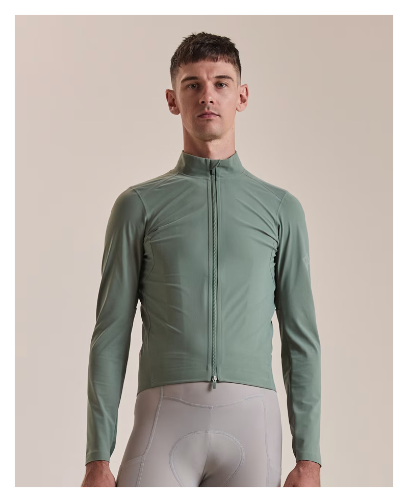 Rapha Pro Team Men's Long Sleeve Shadow Jersey - Laurel/Rainbow Reflective-4
