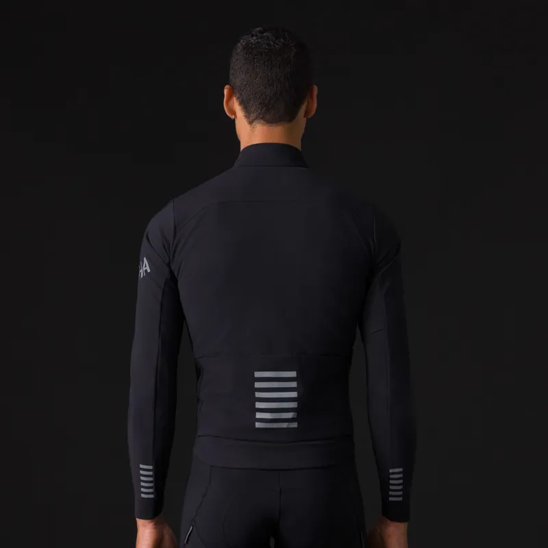 Rapha Pro Team Shadow Men's Winter Jacket - Black/Silver Reflect-5