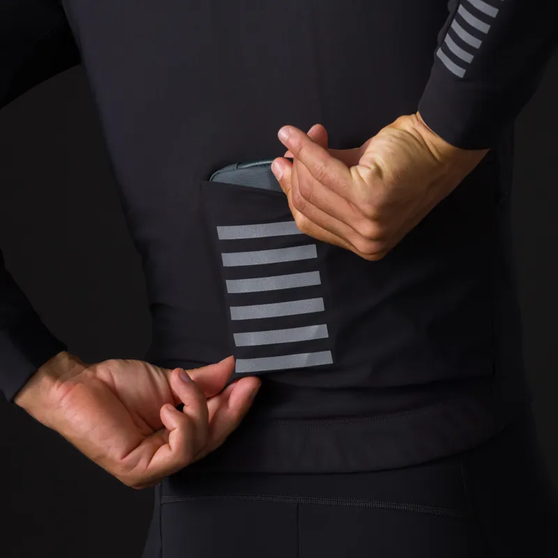 Rapha Pro Team Shadow Men's Winter Jacket - Black/Silver Reflect-7