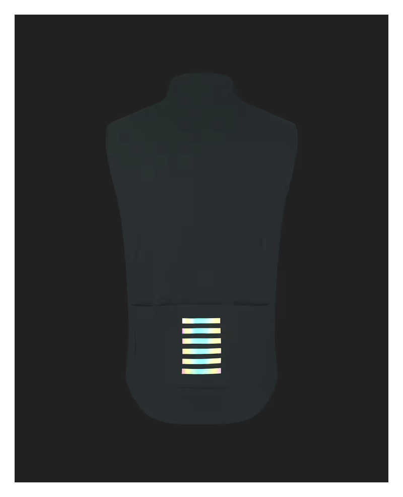 Rapha Pro Team Shadow Men's Gilet - Laurel/Rainbow Reflective-3