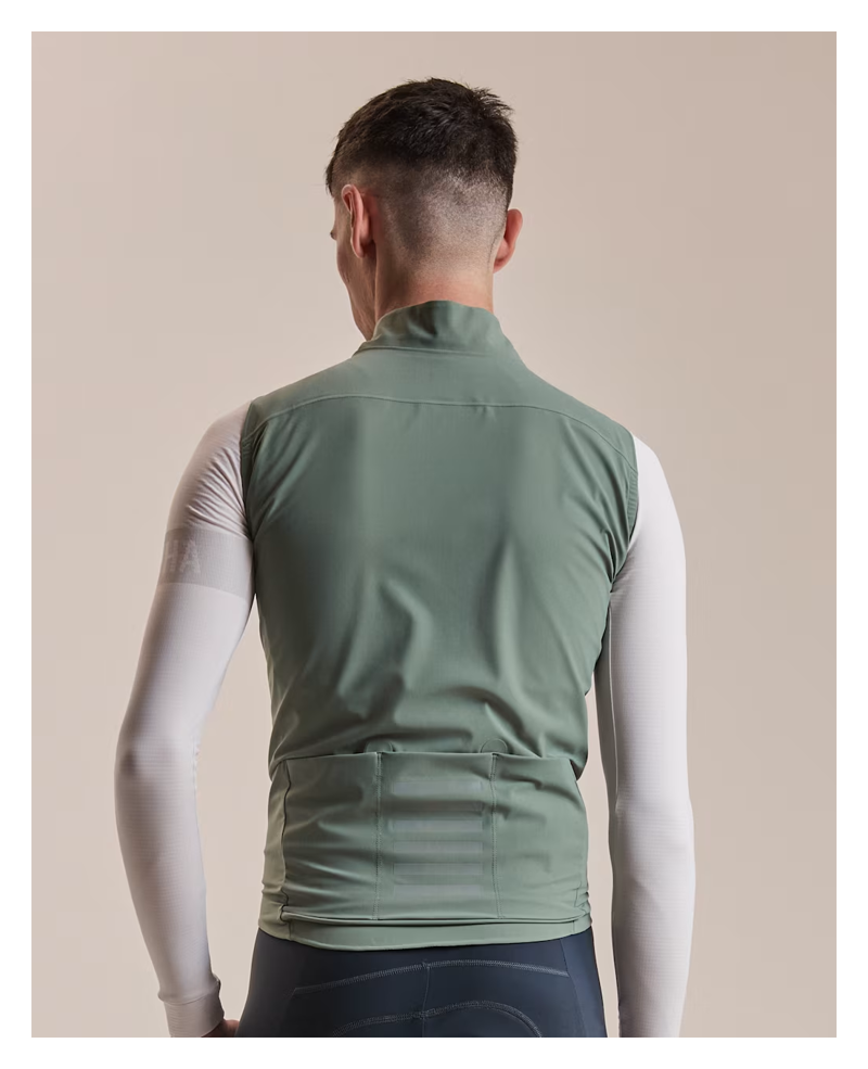 Rapha Pro Team Shadow Men's Gilet - Laurel/Rainbow Reflective-5