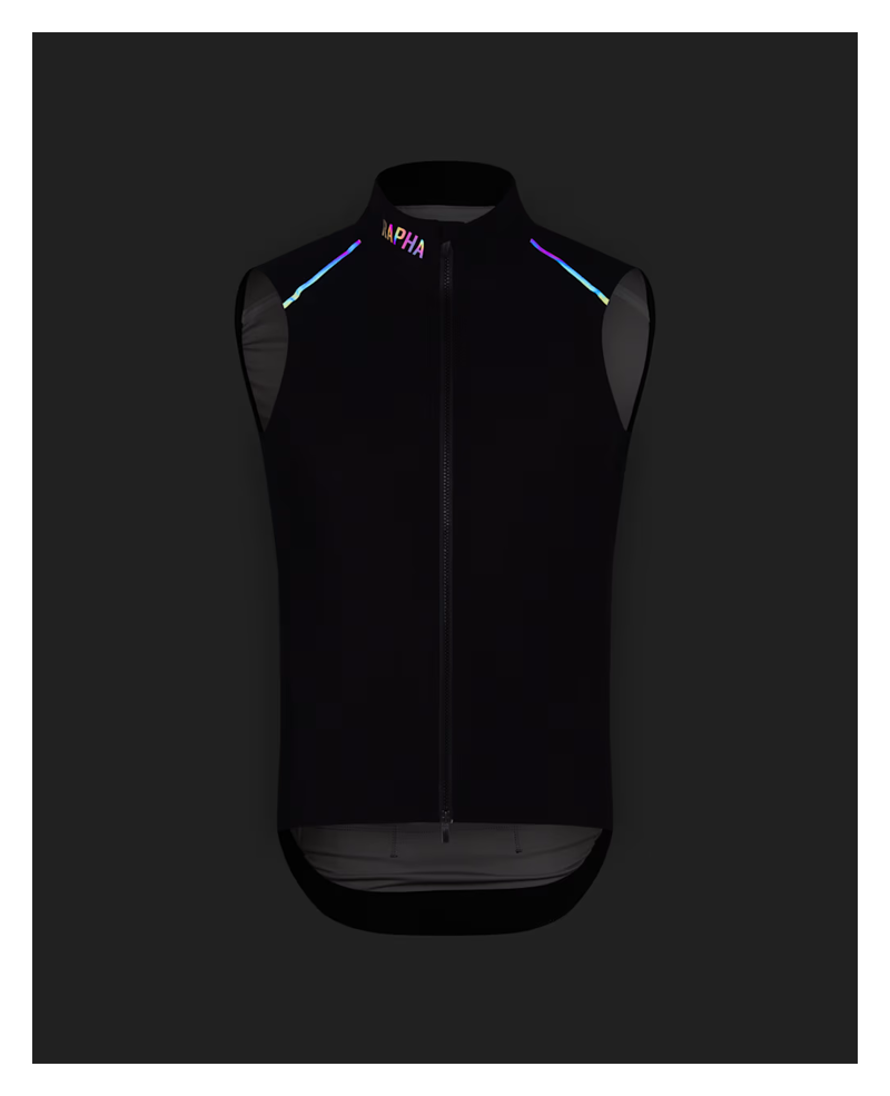 Rapha Pro Team Shadow Men's Gilet - Black/Rainbow Reflective-6