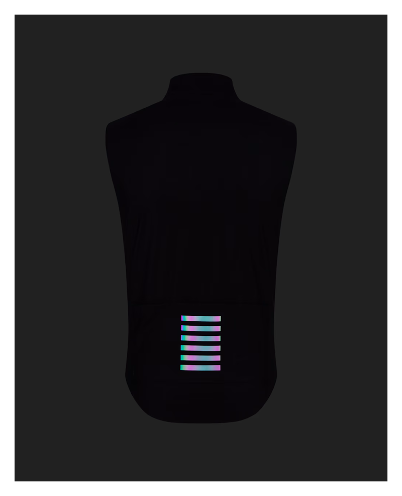 Rapha Pro Team Shadow Men's Gilet - Black/Rainbow Reflective-7