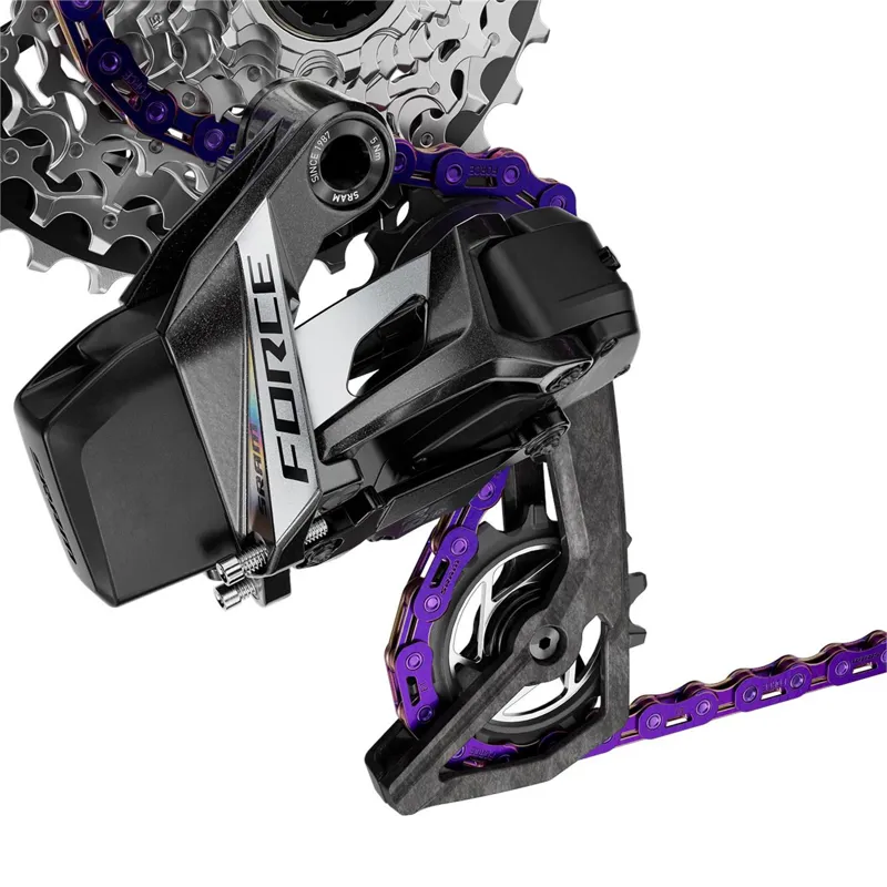 Sram Force E1 Flattop PowerLock 12/13 Speed Purple Chain - 126 Links-1