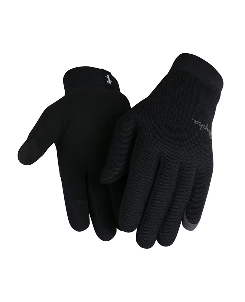 Rapha Merino Long Finger Gloves - Black