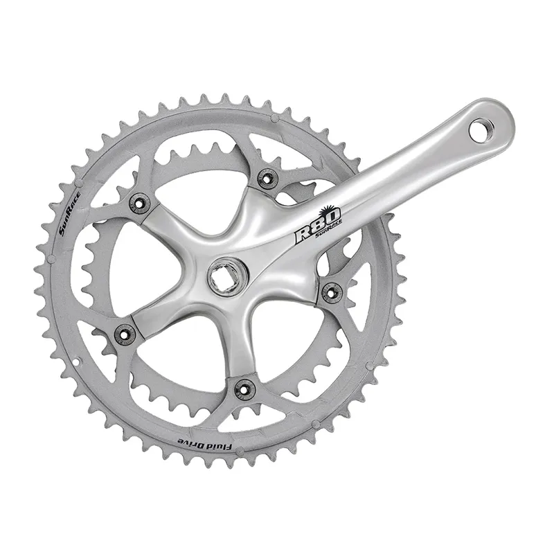 Sunrace FCR818 170mm Road Crankset - Silver