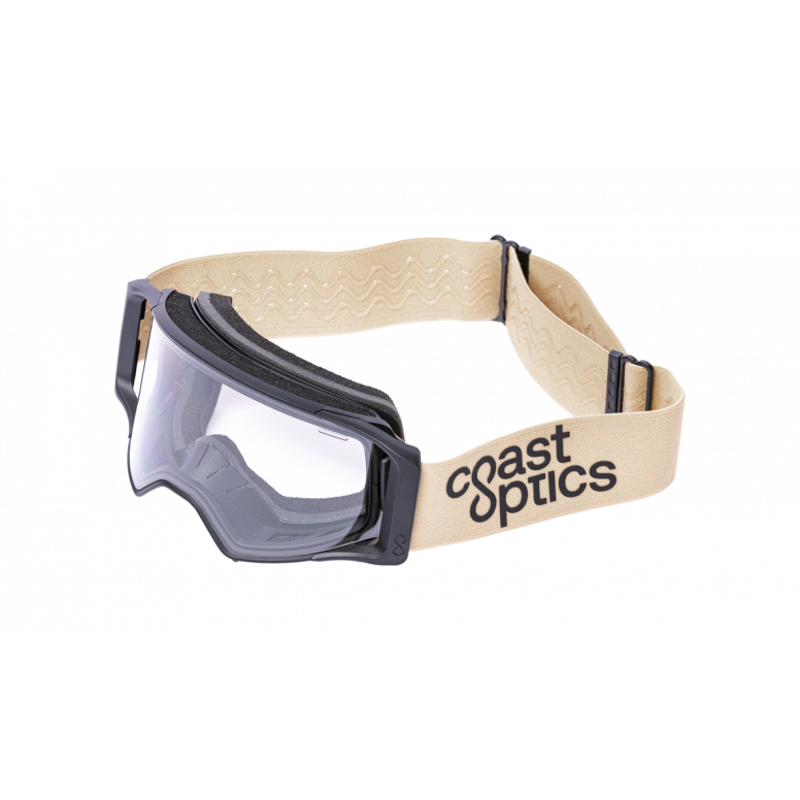 Coast Optics Alta 2 MTB Goggles - Black/Tan Clear Lens