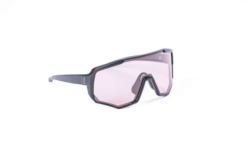 Coast Optics Nita 2 Cycling Glasses - Black/Pink + Clear Lens