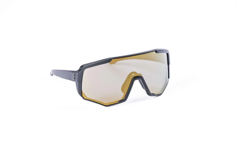 Coast Optics Nita 2 Cycling Glasses - Black/Gold + Clear Lens