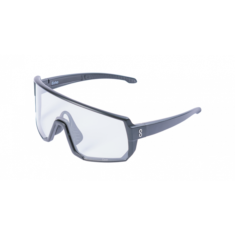 Coast Optics Echo Cycling Glasses - Black/Clear Lens