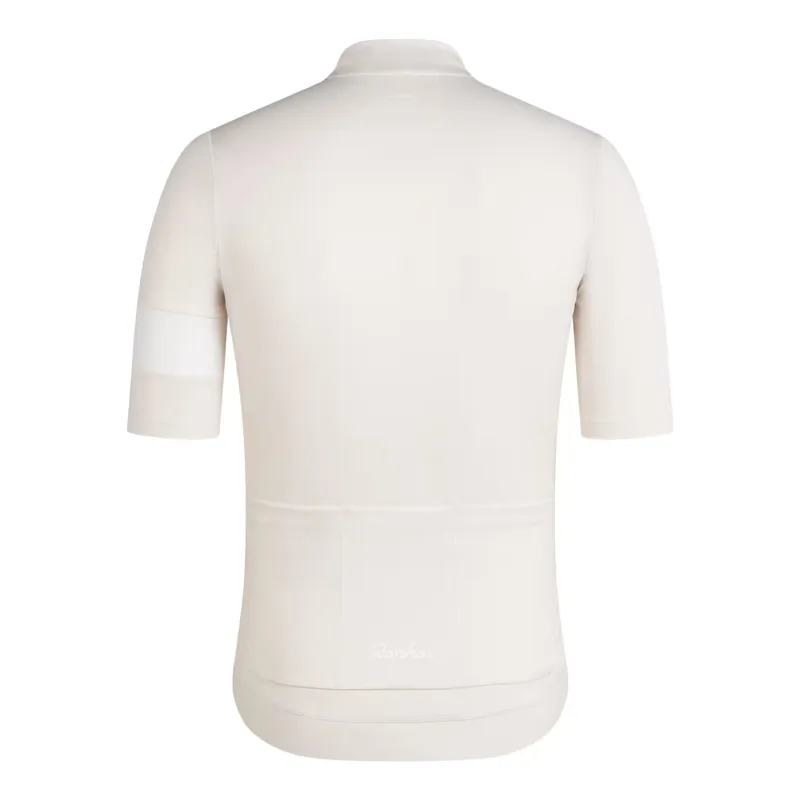 Rapha Core Men's Short Sleeve Jersey - Off-White/White-1