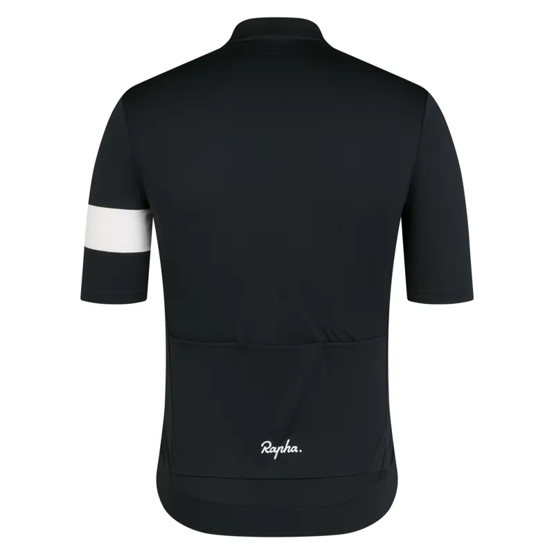Rapha Core Men's Short Sleeve Jersey - Black/White-1