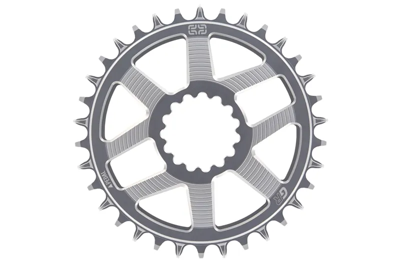 E-Thirteen Helix Race GR Direct Mount Chainring for ethirteen Cranks - Silver